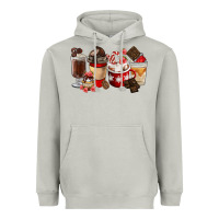 Moon Dust Chocolate Love Coffee Cups Heavyweight Hoodie - FaDigitalArtStudio