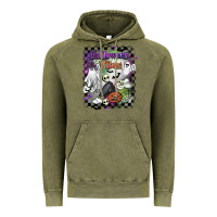 Vintage Olive halloween vibes Vintage Hoodie - BarkalooDesign
