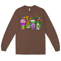 Chestnut mardi gras coffee cups Long Sleeve Tee - Jasminsmagicworld