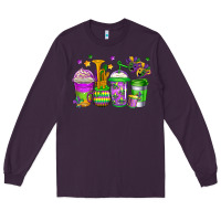 Plum mardi gras coffee cups Long Sleeve Tee - Jasminsmagicworld
