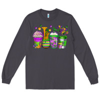Smoke mardi gras coffee cups Long Sleeve Tee - Jasminsmagicworld
