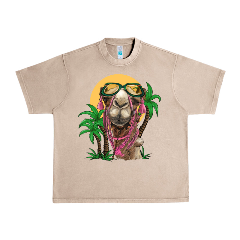 Camel With Oasis Urban Heavy Tee by BarkalooDesign | Teevron