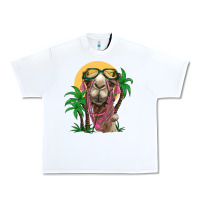 White camel with oasis Urban Heavy Tee - BarkalooDesign