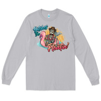 Moon Dust Bitches be floatin' skeleton summer Long Sleeve Tee - NancyCooperArtShop