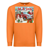 Carrot Let It Snow Tumbler Premium Sweatshirt - FaDigitalArtStudio