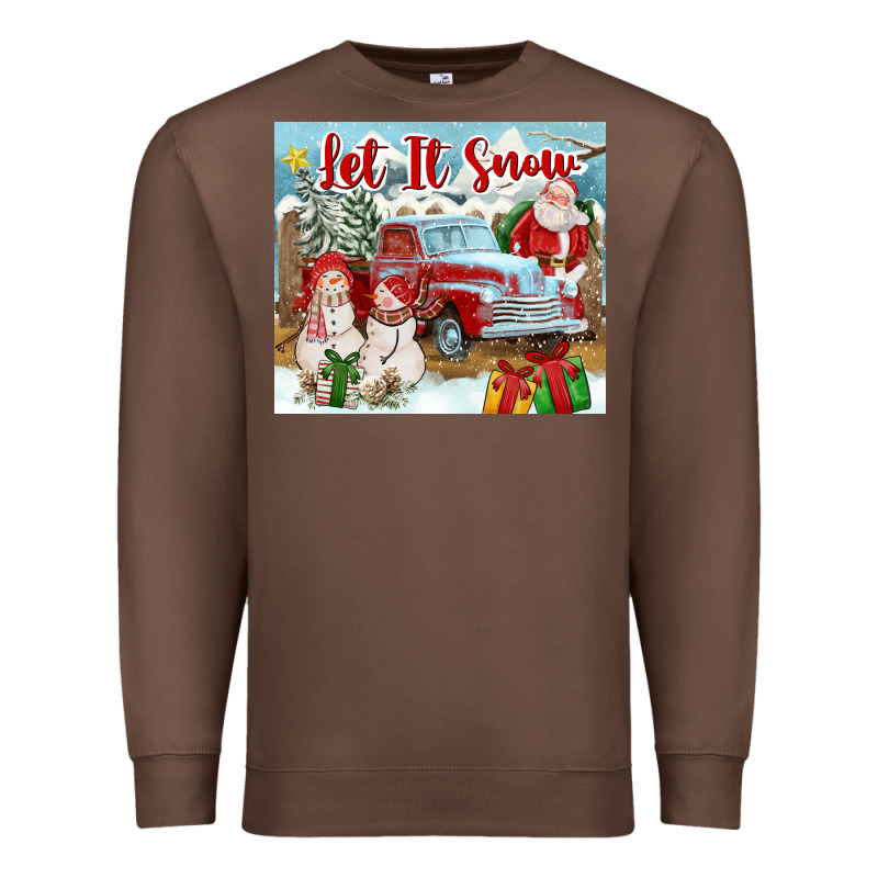 Let It Snow Tumbler Premium Sweatshirt by FaDigitalArtStudio | Teevron