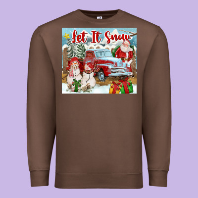 Let It Snow Tumbler Premium Sweatshirt Designed By Fadigitalartstudio