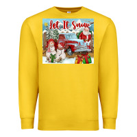 Lemon Let It Snow Tumbler Premium Sweatshirt - FaDigitalArtStudio