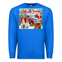 True Royal Let It Snow Tumbler Premium Sweatshirt - FaDigitalArtStudio