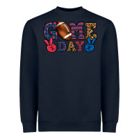 Navy Game day red and blue Heavyweight Sweatshirt - HowdyJamesFarm