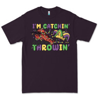 Plum i'm catchin' if you're throwin' Premium Tee - MaliasSmallBusiness