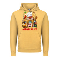 Vintage Mustard baker life gnome Vintage Hoodie - BarkalooDesign