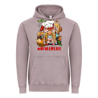 Vintage Zinc baker life gnome Vintage Hoodie - BarkalooDesign