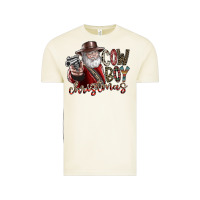 Vintage Arctic cowboy christmas Vintage Tee - SublimationCraftShop