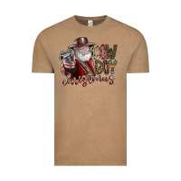 Vintage Coffee cowboy christmas Vintage Tee - SublimationCraftShop