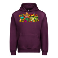 Mauve Wine mexico drink Urban Hoodie - RacoonDesign