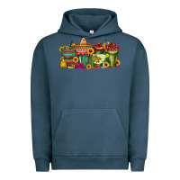 Pigment Midnight Navy mexico drink Urban Hoodie - RacoonDesign