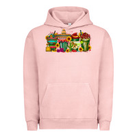 Pigment Salmon mexico drink Urban Hoodie - RacoonDesign