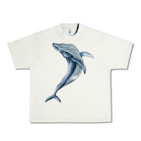 Pistachio humpback whale jumping Urban Heavy Tee - BarkalooDesign