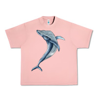 Salmon humpback whale jumping Urban Heavy Tee - BarkalooDesign