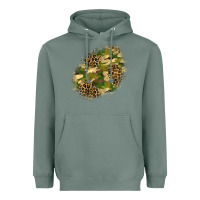 Sage camouflage and leopard patch  5 Heavyweight Hoodie - BundleAndBundleShop