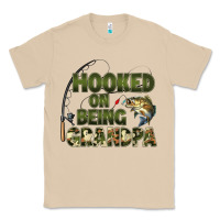 Mushroom fish lures hooked on being grandpa Classic Tee - Artiststas