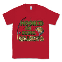 Red fish lures hooked on being grandpa Classic Tee - Artiststas