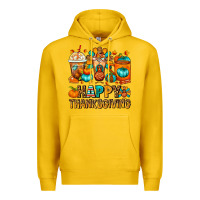Lemon Happy Thanksgiving Coffee Cups Premium Hoodie - FaDigitalArtStudio