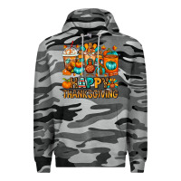 Slate Camo Happy Thanksgiving Coffee Cups Premium Hoodie - FaDigitalArtStudio