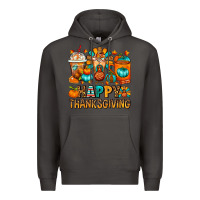 Smoke Happy Thanksgiving Coffee Cups Premium Hoodie - FaDigitalArtStudio