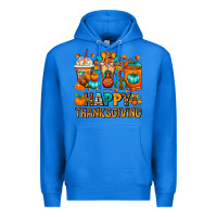 True Royal Happy Thanksgiving Coffee Cups Premium Hoodie - FaDigitalArtStudio