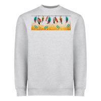 Native American Feathers Heavyweight Sweatshirt | Teevron