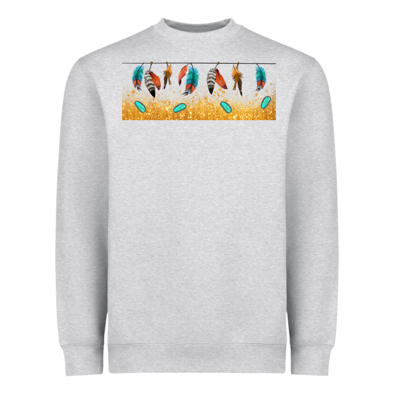 Native American Feathers Heavyweight Sweatshirt by TumblerDesignByShophia | Teevron