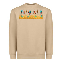 Mushroom native American feathers Heavyweight Sweatshirt - TumblerDesignByShophia