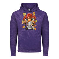 Cloud Purple mushroom gnome Vintage Hoodie - BarkalooDesign