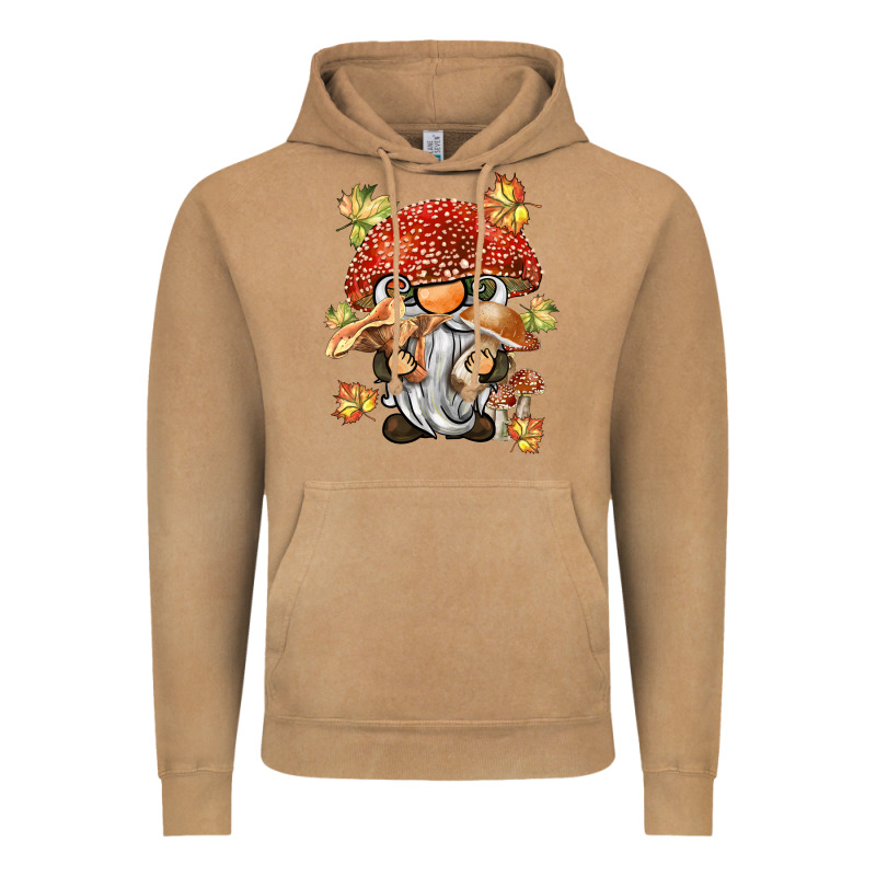 Mushroom Gnome Vintage Hoodie by BarkalooDesign | Teevron