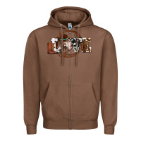 Chestnut western love for cowboys olivia Zipper Hoodie - OliviaCreatesArt