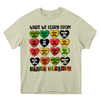 What We Learn From Black History Heavy Core Tee | Teevron