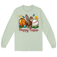 Matcha Happy Easter sports with butterfly Long Sleeve Tee - NancyCooperArtShop