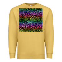 Antique Gold neon glitter safari seamless pattern Premium Sweatshirt - BundleAndBundleShop