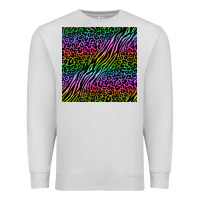 Dove Grey neon glitter safari seamless pattern Premium Sweatshirt - BundleAndBundleShop