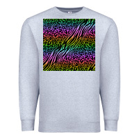 Heather Grey neon glitter safari seamless pattern Premium Sweatshirt - BundleAndBundleShop