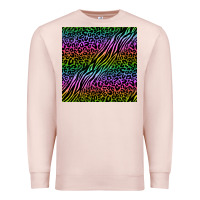 Pale Pink neon glitter safari seamless pattern Premium Sweatshirt - BundleAndBundleShop