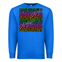 True Royal neon glitter safari seamless pattern Premium Sweatshirt - BundleAndBundleShop