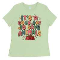 Matcha it's a good day to save animals Ladies Tee - MaliasSmallBusiness
