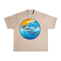 French Oak humpback whale Urban Heavy Tee - BarkalooDesign