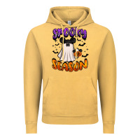 Vintage Mustard spooky season Vintage Hoodie - BarkalooDesign