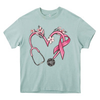 Arona stethoscope nurse medical breast cancer awareness Heavy Core Tee - MaliasSmallBusiness