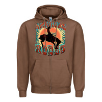 Chestnut American rodeo Zipper Hoodie - FaDigitalArtStudio
