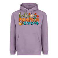 Lavender hello pumpkin season Heavyweight Hoodie - BundleAndBundleShop